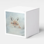 Fox cub favor box bedankdoosjes (Voorkant Zijde)