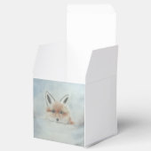 Fox cub favor box bedankdoosjes (Geopend)