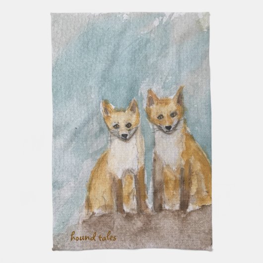 Fox Cub handdoek (Verticaal)
