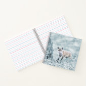 Fox Cub in de sneeuw Notitieboek (Binnen)