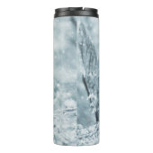 Fox Cub in de sneeuw Thermosbeker (Achterkant)