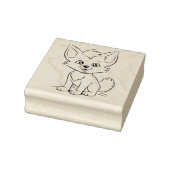 Fox Cub Rubberstempel (Stempel)