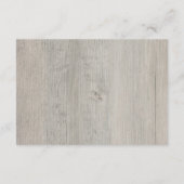 Fox cub rustic Woodland Baby shower Books for Baby Informatiekaartje (Achterkant)