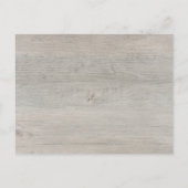 Fox Cub Rustic Woodland Baby shower Uitnodiging Briefkaart (Achterkant)