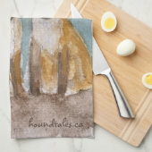 Fox Cubs op een keukenhanddoek (Quarter Fold)