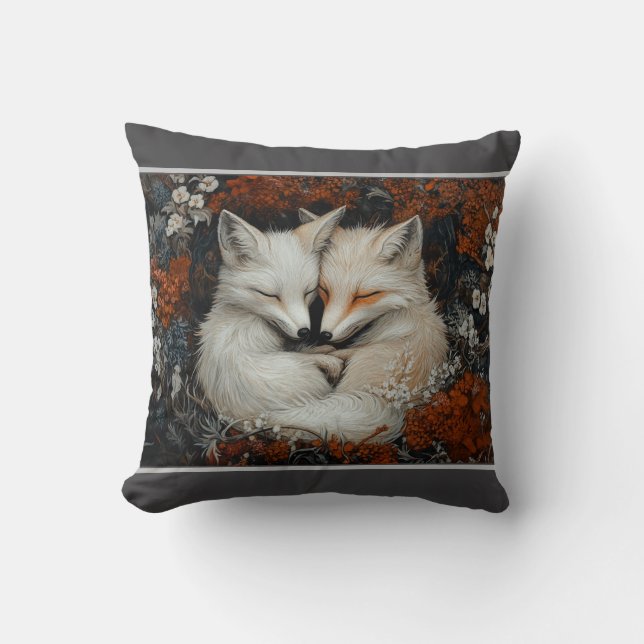 Fox Cuddles Kussen (Voorkant)