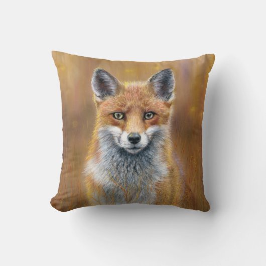 Fox Cushion.  Kussen (Voorkant)
