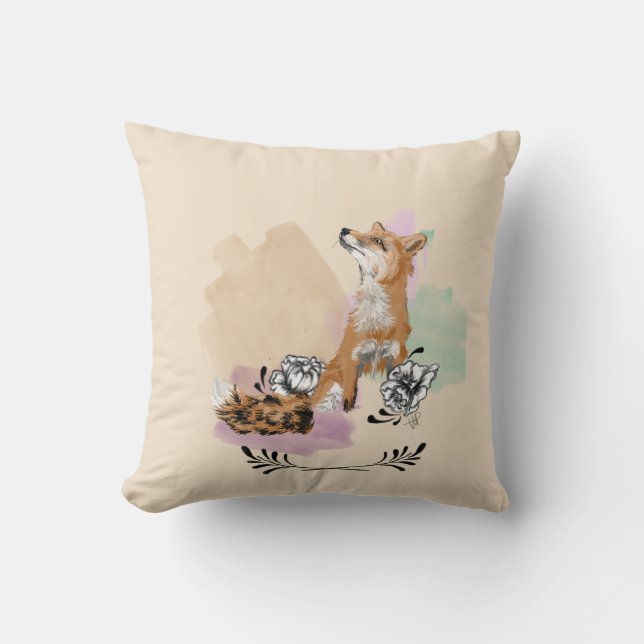 Fox Cushion Kussen (Voorkant)