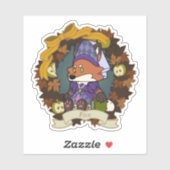 fox Custom-Cut Vinyl Sticker (Vel)