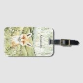 Fox Daisy Flowers Bagagelabel (Voorkant (horizontaal))