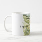 Fox Daisy Flowers Koffiemok (Links)