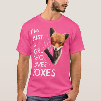 Fox Dames Meisjes Dierenvrienden Fox T-shirt
