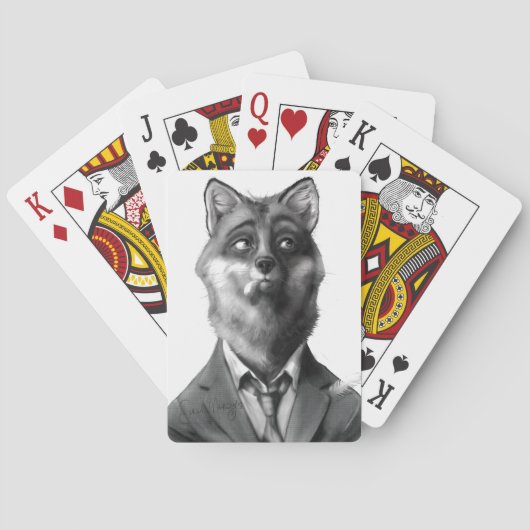 Fox Deck van speelkaarten (Achterkant)
