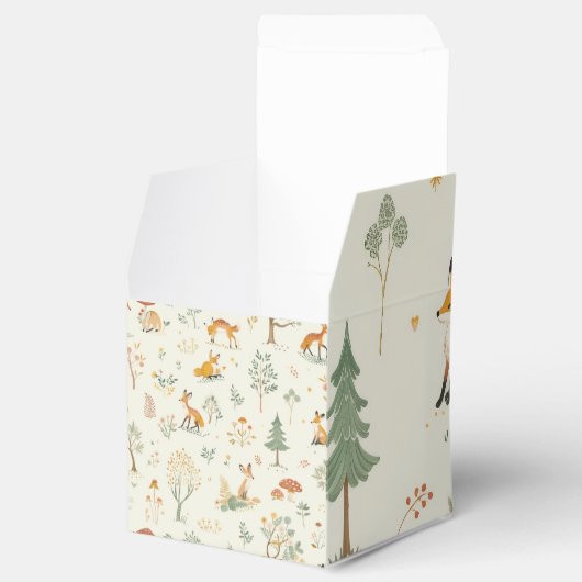 "Fox Delight Cadeaubox" Bedankdoosjes (Geopend)