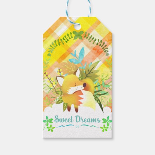 Fox Design Gift Label Cadeaulabel (Voorkant)