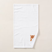 Fox Design met monogram Bad Handdoek (Handdoek)