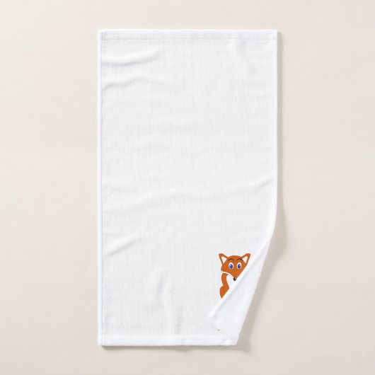Fox Design Monogrammed Bad Handdoek (Handdoek)
