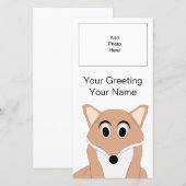 Fox Design Voeg Afbeelding fotokaart toe (Voorkant / Achterkant)