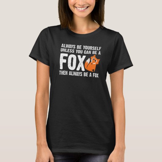 Fox-Design voor mannen Foxes Dierlijk wild T-shirt (Voorkant)