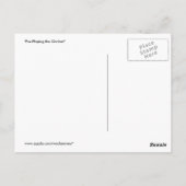 Fox die de euphonium afspeelt briefkaart (Achterkant)