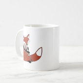 Fox die de Oboe speelt Koffiemok (Voorkant links)