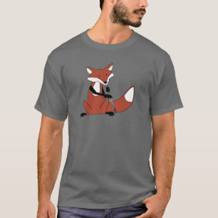 Fox die de Oboe speelt T-shirt