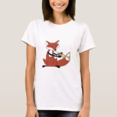Fox die de Trumpet afspeelt T-shirt (Voorkant)