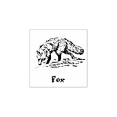 FOX DIER RUBBER STEMP RUBBERSTEMPEL (Afrduk)