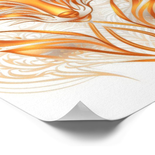 Fox Dierenportret Natuur Wildlife Painting Poster (Hoek)