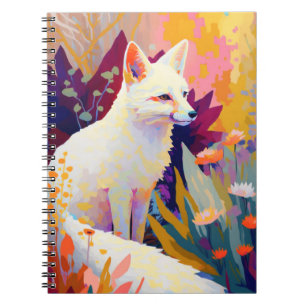 Fox Dierenportret Schilderij Wildlife Outdoors Art Notitieboek