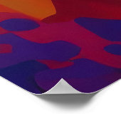 Fox Dierenportret Schilderij Wildlife Outdoors Art Poster (Hoek)