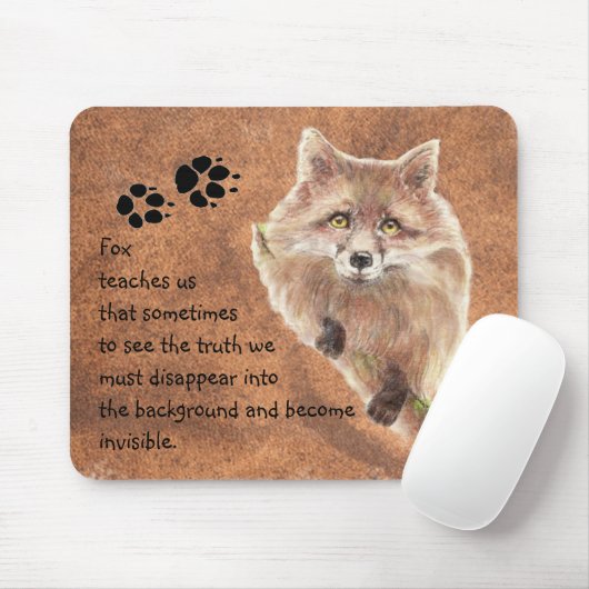 Fox, dierentuin, gedistilleerde gids, symbool muismat (Met muis)