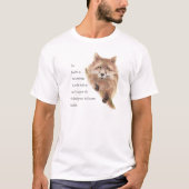 Fox, dierentuin, gedistilleerde gids, symbool t-shirt (Voorkant)
