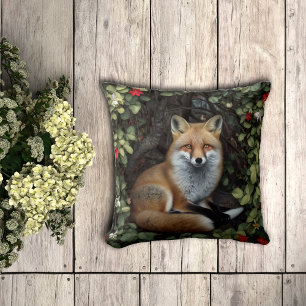 Fox Dierenvrienden Forest Art Dierenvos Kussen