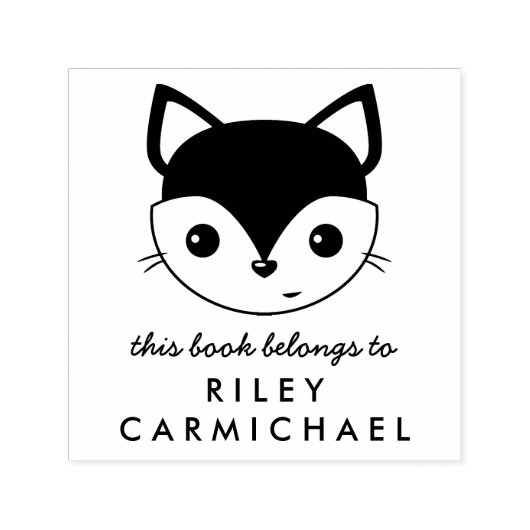 Fox Dit boek behoort tot de aangepaste naam Zelfinktende Stempel (Design)