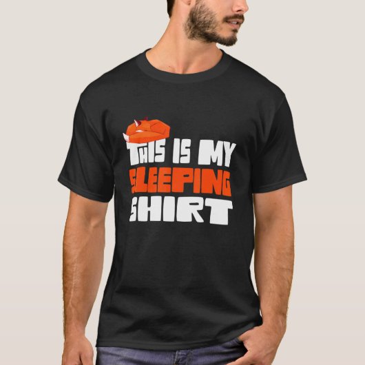 Fox Dit is mijn slaapkamer T-shirt (Voorkant)
