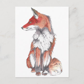Fox door Inkspot Briefkaart