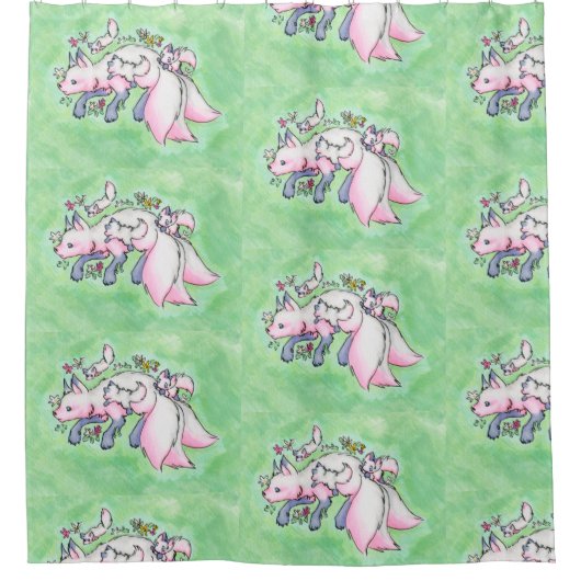 Fox Douchegordijn (Voorkant)