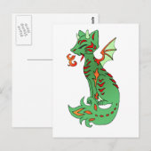 Fox Dragon Briefkaart (Voorkant / Achterkant)