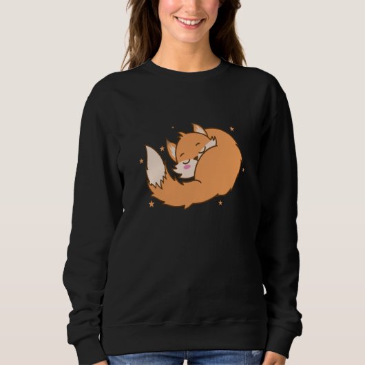 Fox dreaming Animal Nature Environment red Fox Trui (Voorkant)