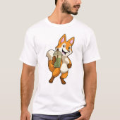 Fox Drink met Bubble Tea T-shirt (Voorkant)