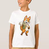 Fox Drink met Bubble Tea T-shirt (Voorkant)
