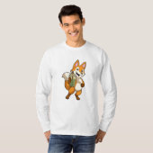 Fox Drink met Bubble Tea T-shirt (Voorkant volledig)