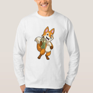 Fox Drink met Bubble Tea T-shirt