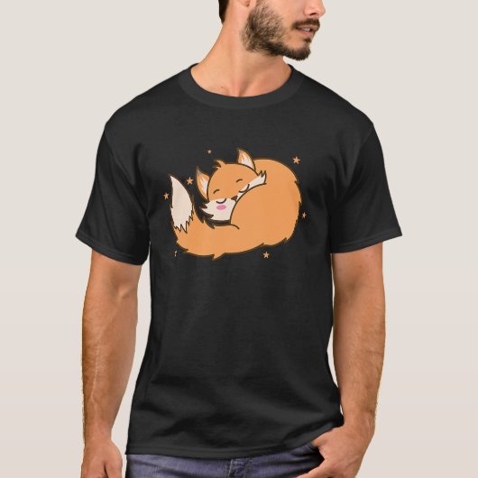 Fox droaming Animal Natuur Environment red Fox T-shirt (Voorkant)