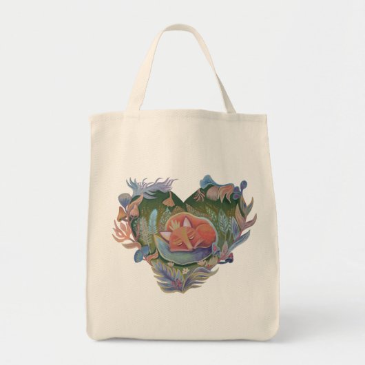 fox earth day tote bag (Voorkant)