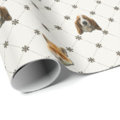 Fox en Basset Hound Cadeaupapier (Rol Hoek)