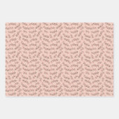 Fox en bessen in perziken inpakpapier vel (Voorkant 2)