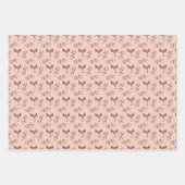 Fox en bessen in perziken inpakpapier vel (Voorkant)