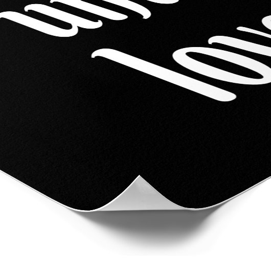 Fox en Bunny Couple Love Peace Friends Poster (Hoek)